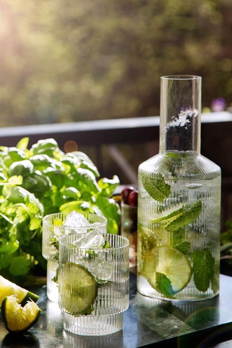 ferm LIVING Ripple Carafe Clear - Dale