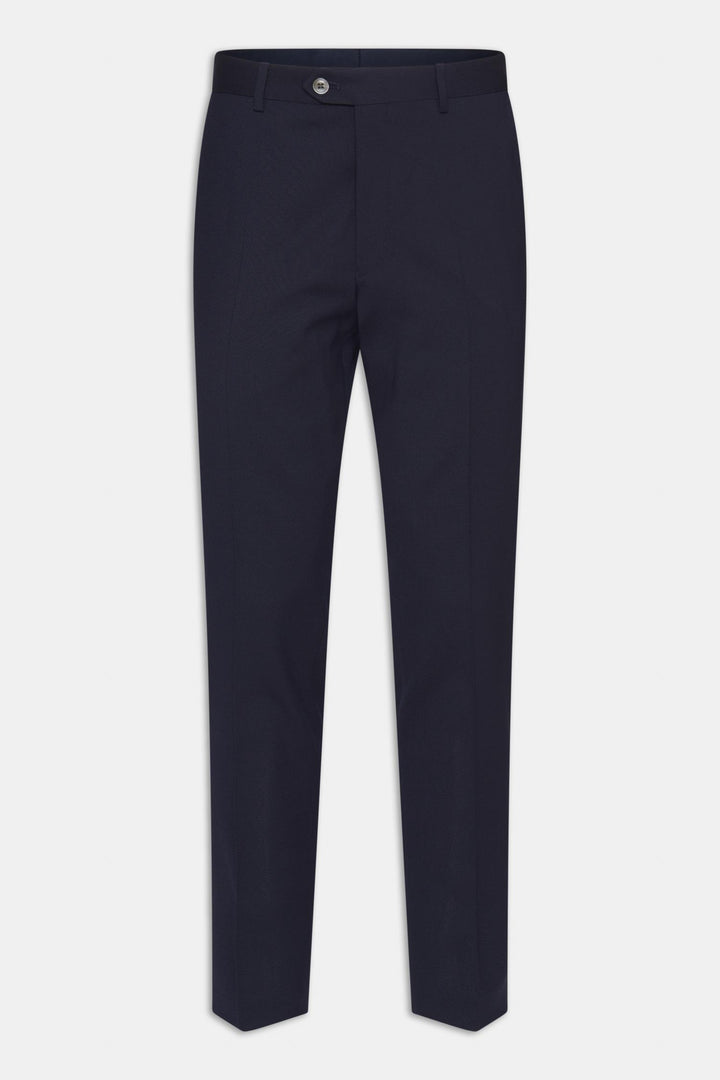 Denz Wool Trousers Dark Blue
