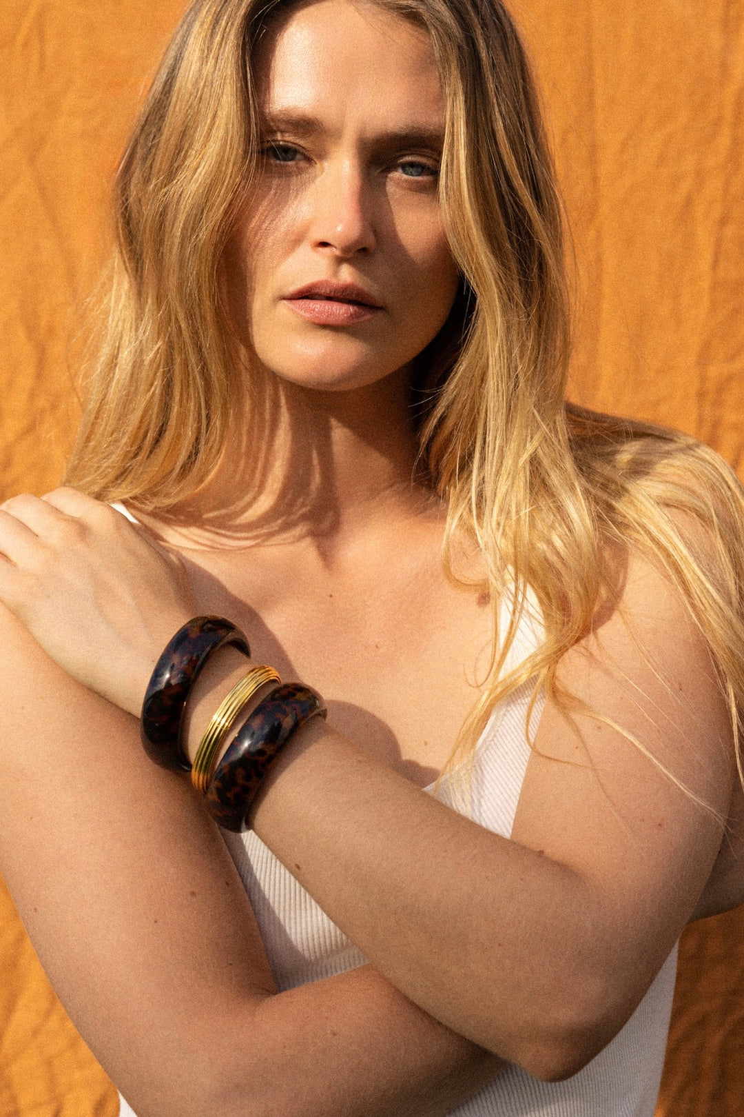 Golden Deco Bangle Gold