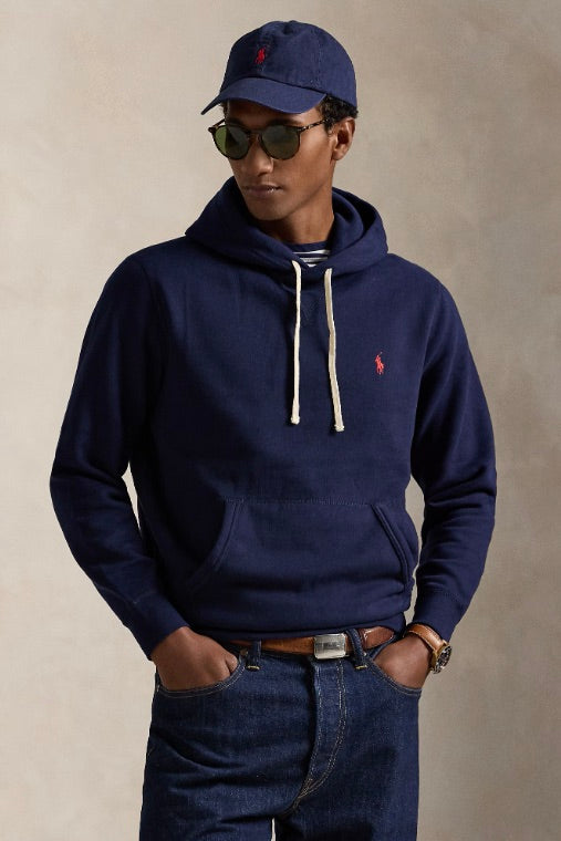 The RL Fleece Hoodie Cruise Navy