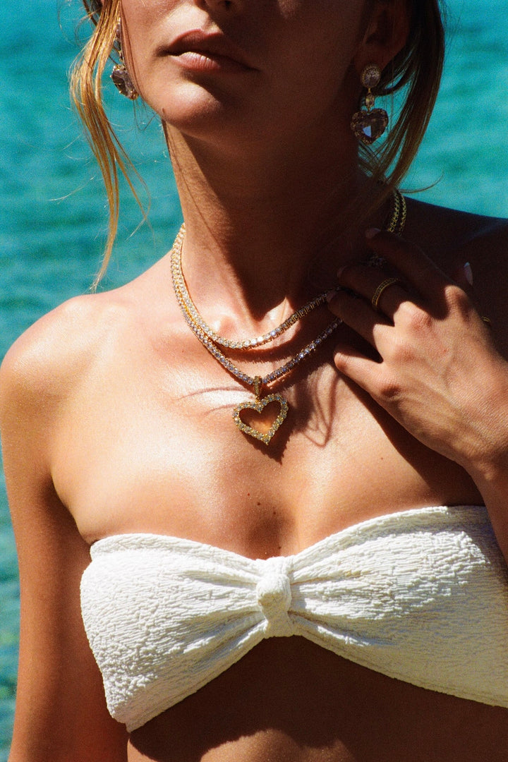 CRYSTAL HAZE Serena Necklace - Bubblegum - Dale