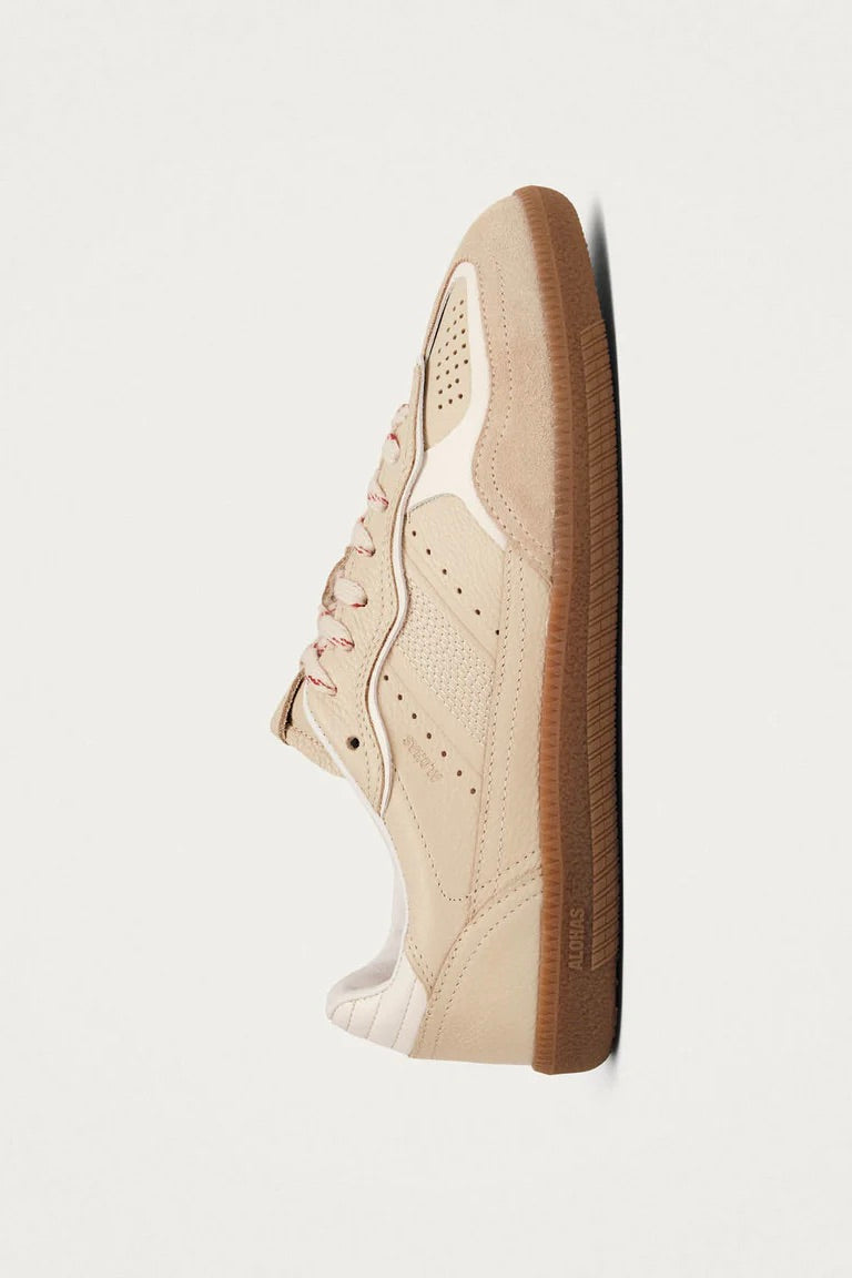 Tb.490 Rife Grain Cream Leather Sneakers