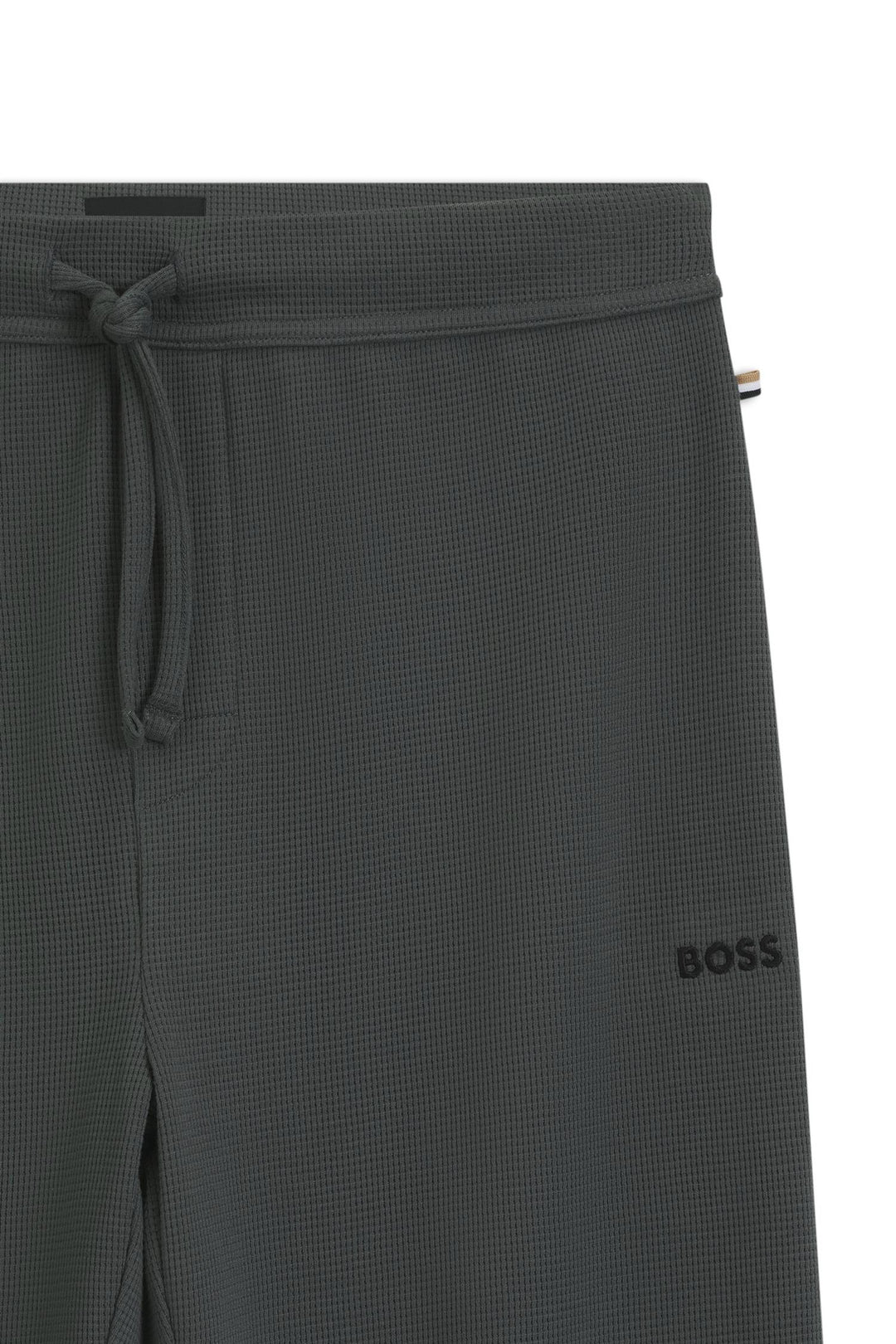 Waffle Pants Cuff Open Green