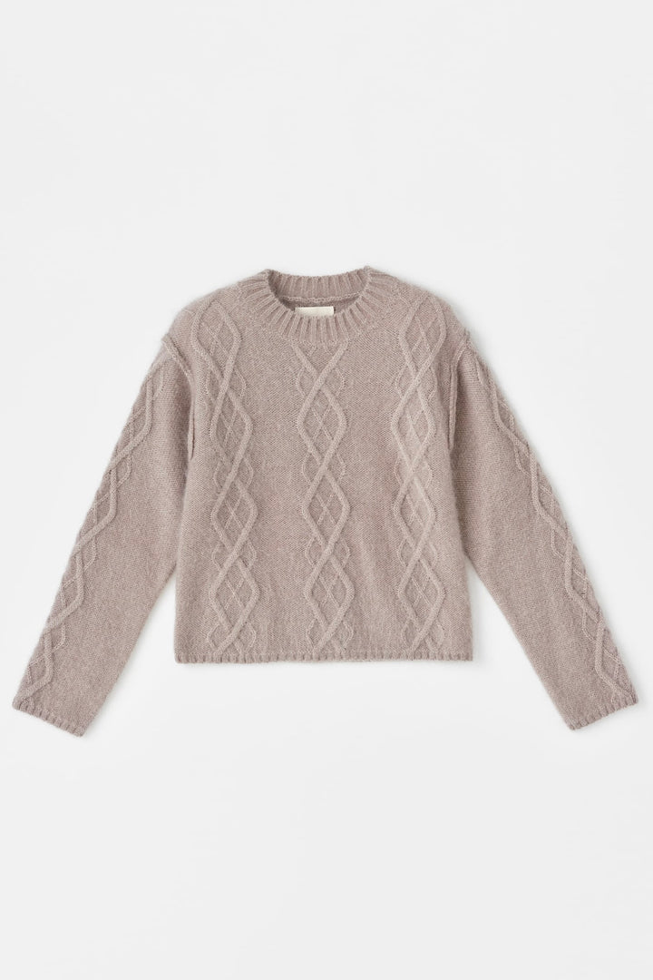 Yr Cable Knit Sand