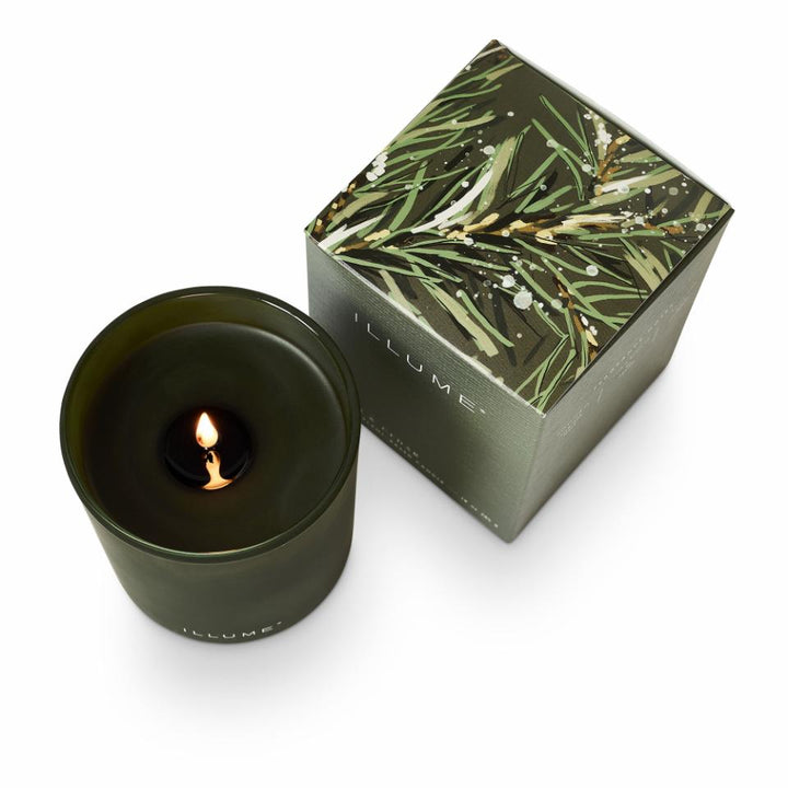 BLOOMINGVILLE Balsam & Cedar Box Glass Candle - Dale
