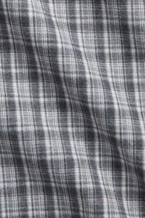 Custom Fit Brushed Oxford Shirt Grey Heather Multi