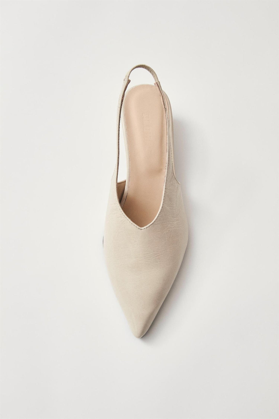 Eros Cream Leather Mules