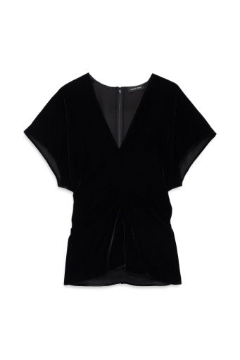 ANINE BING Zadig Top Black Velvet - Dale