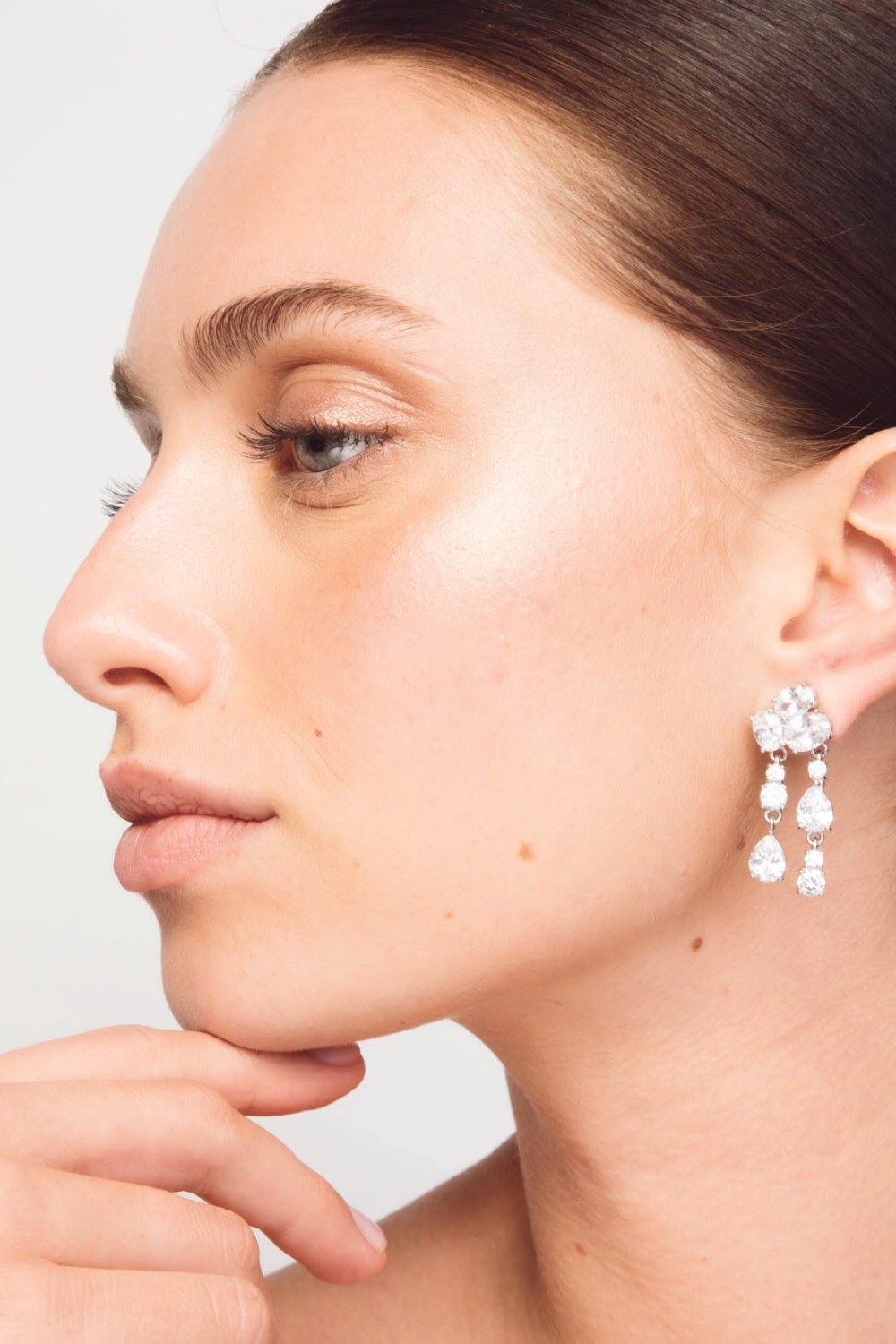 The Iced Double Earrings