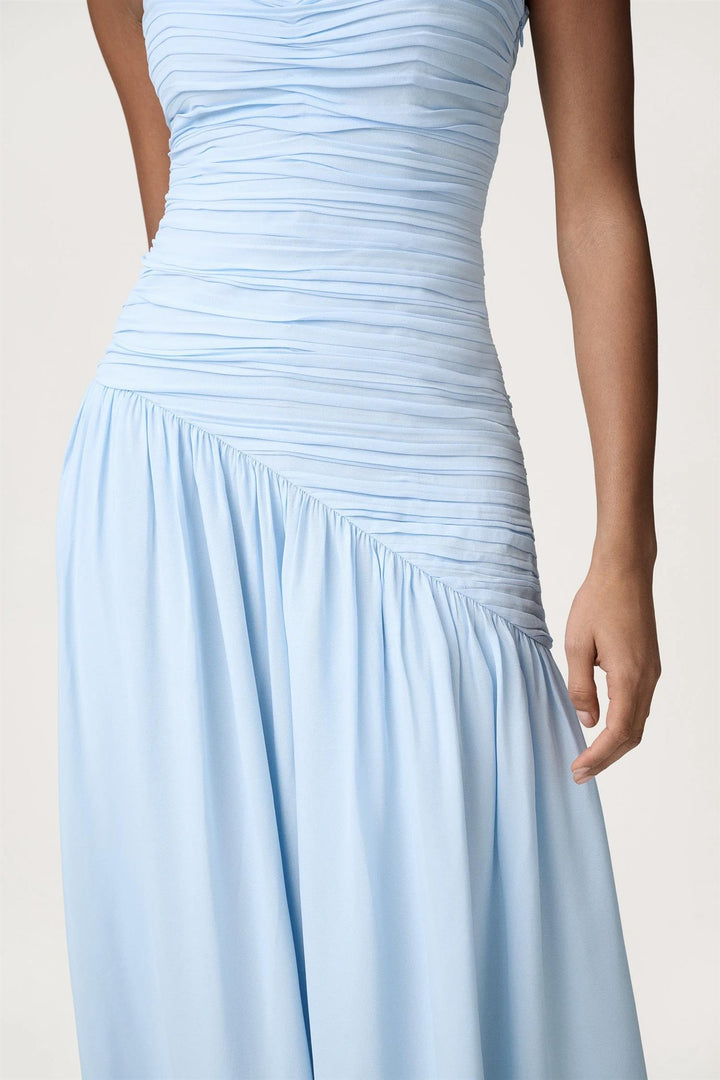 Lima Bandeau Dress Light Blue