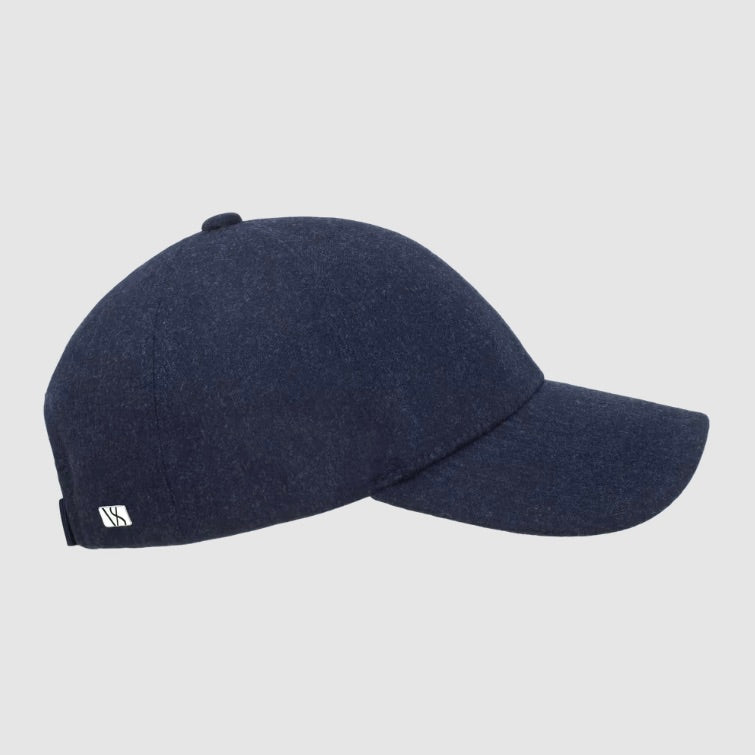 Merino Wool Cap Dark Navy
