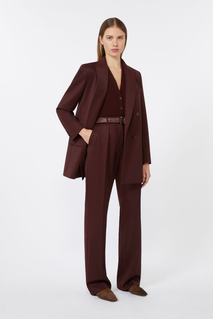 MAX MARA Cannes Gabardine Wool Trouser - Dale