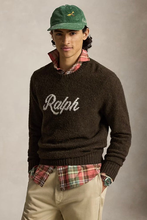 The Ralph Logo Jumper Brown Combo