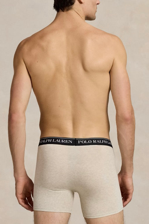 POLO RALPH LAUREN Stretch Cotton Boxer Brief 3-Pack - Dale