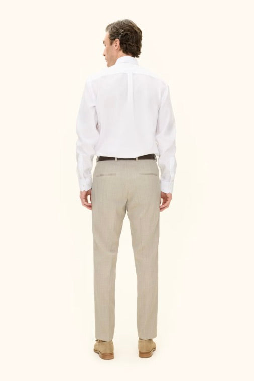 Dandy Wool Trousers Box Beige