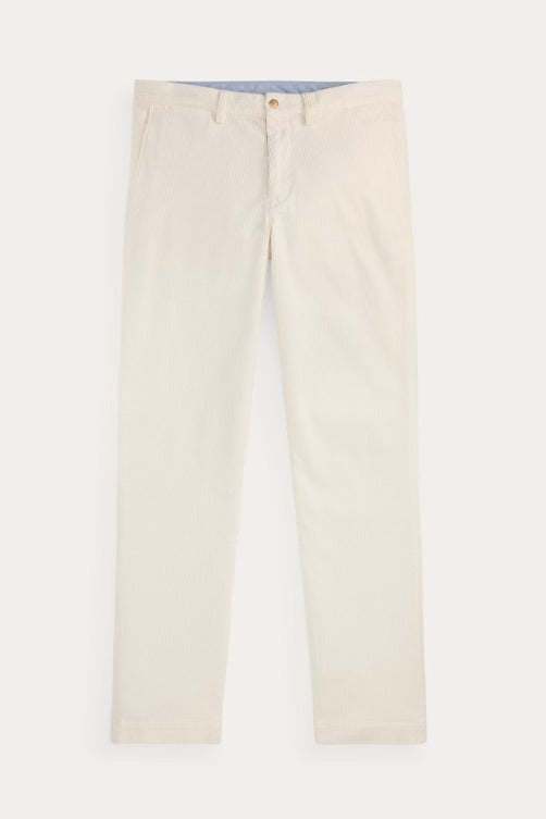 Bedford Straight Fit Corduroy Trousers Warm White