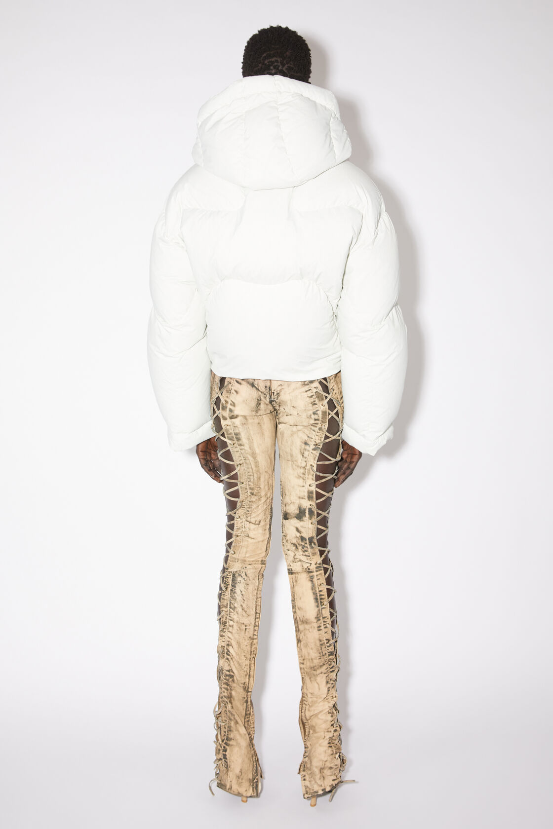 ACNE STUDIOS | Hooded puffer jacket - Porcelain White | Dale