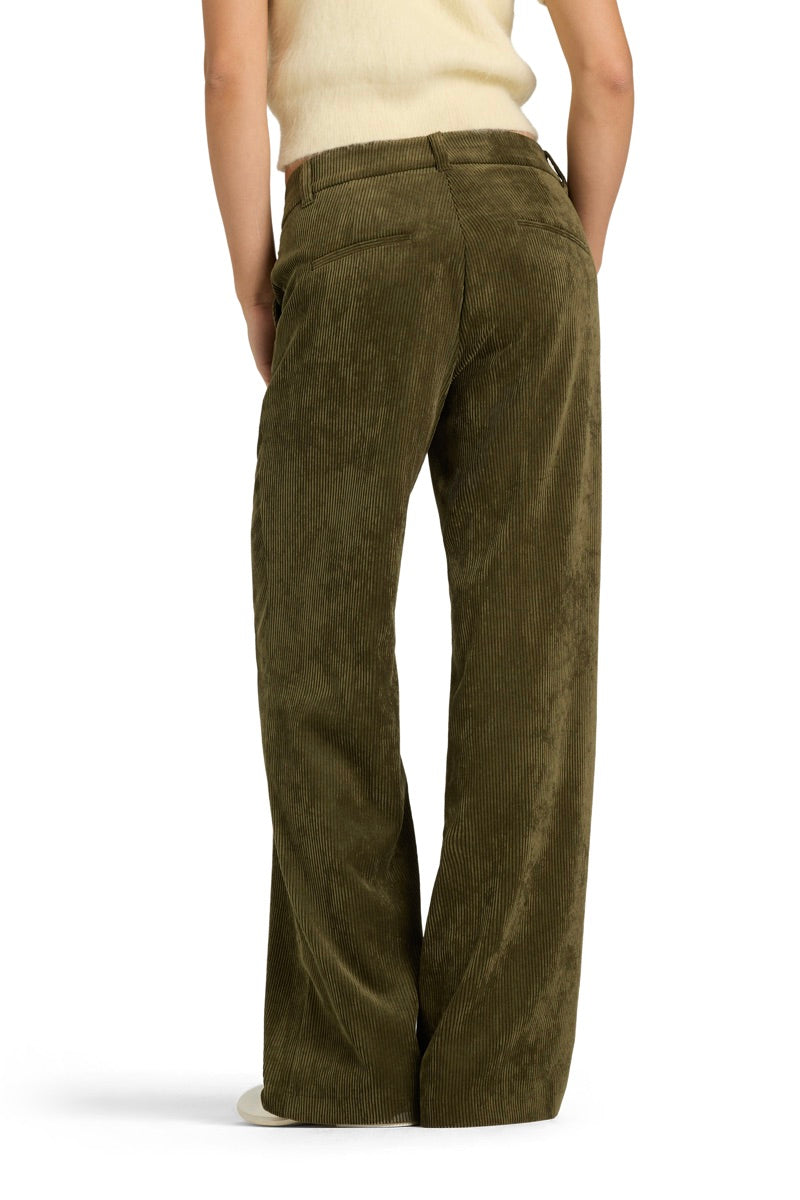 Amelie Corduroy Pants Olive Mission