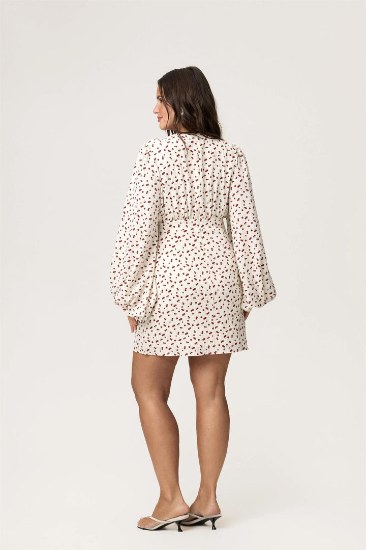 Florence Dress White Cherry