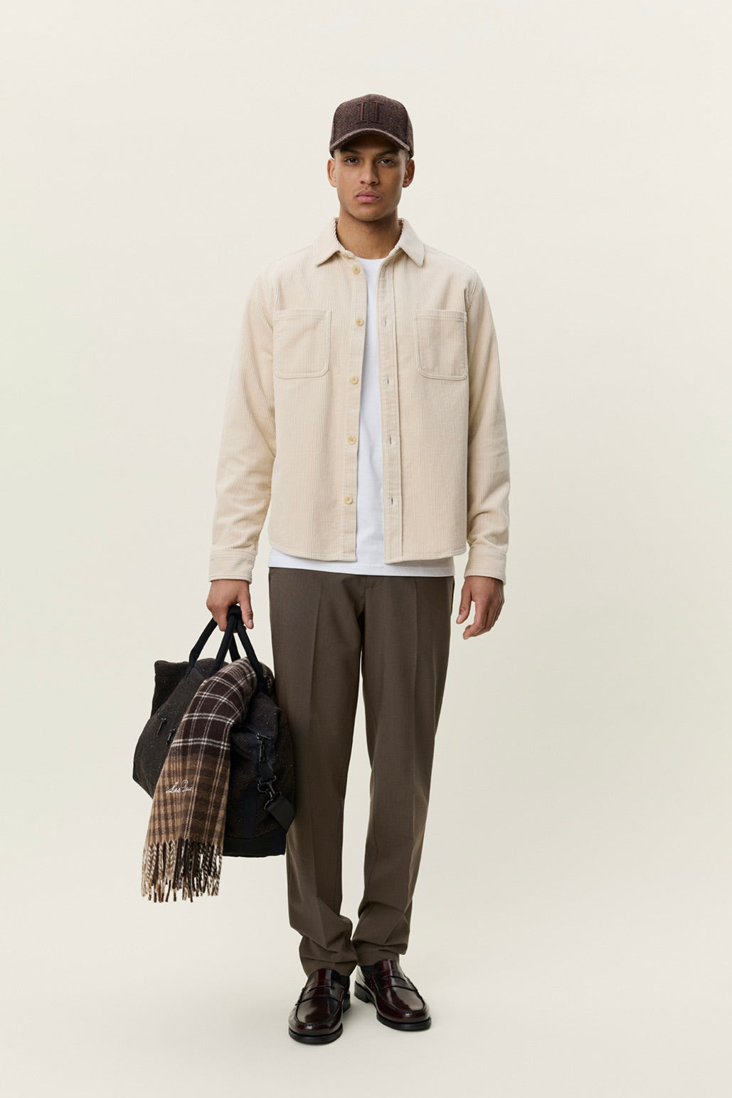 Corduroy Overshirt Ivory