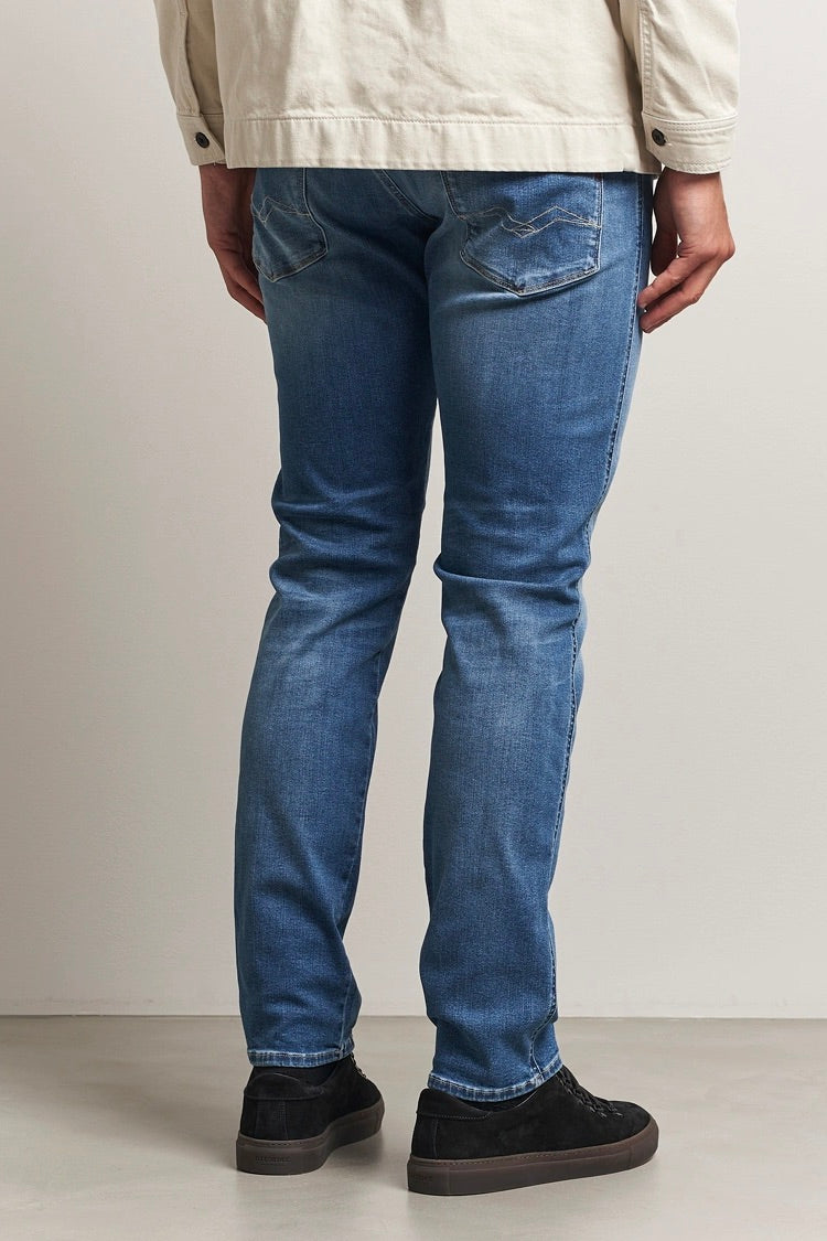 Anbass Hyperflex Jeans Mid Blue