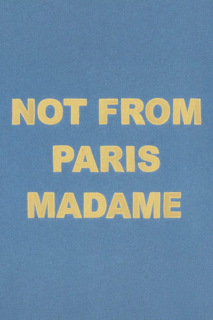 Le Hoodie Slogan Atlantic Blue