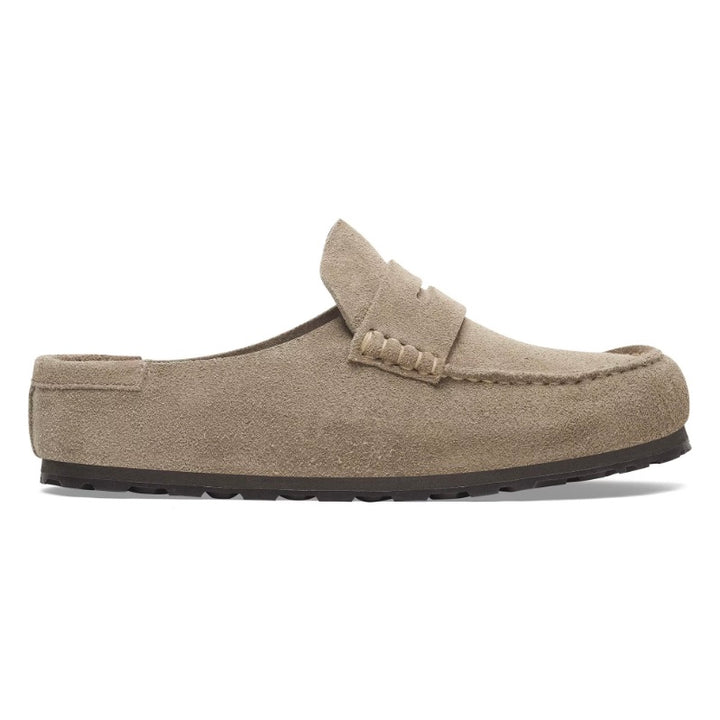 BIRKENSTOCK Naples Wrapped Suede Leather Taupe Herre - Dale
