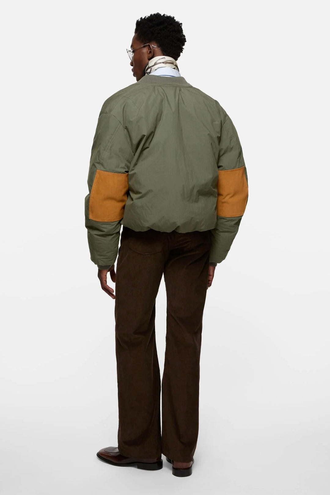 Down Bomber Jacket Cedar Green