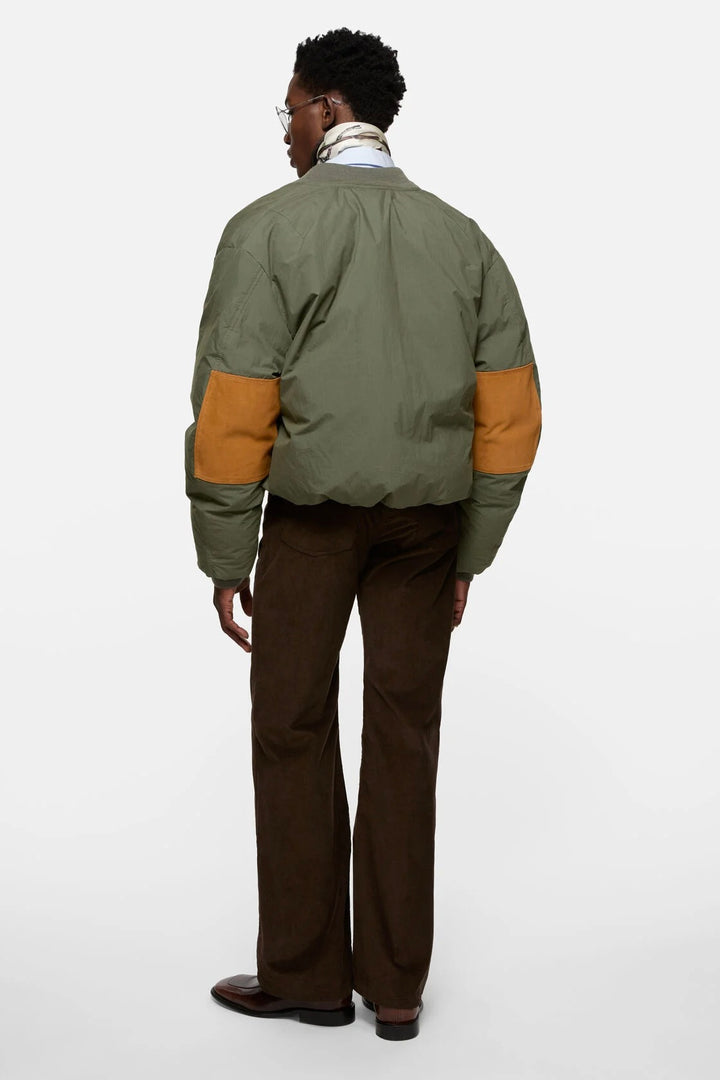 Down Bomber Jacket Cedar Green