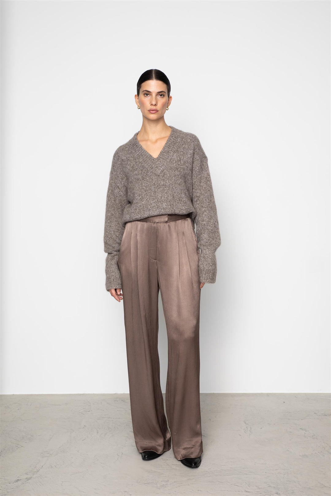 Lou Knit Dark Taupe