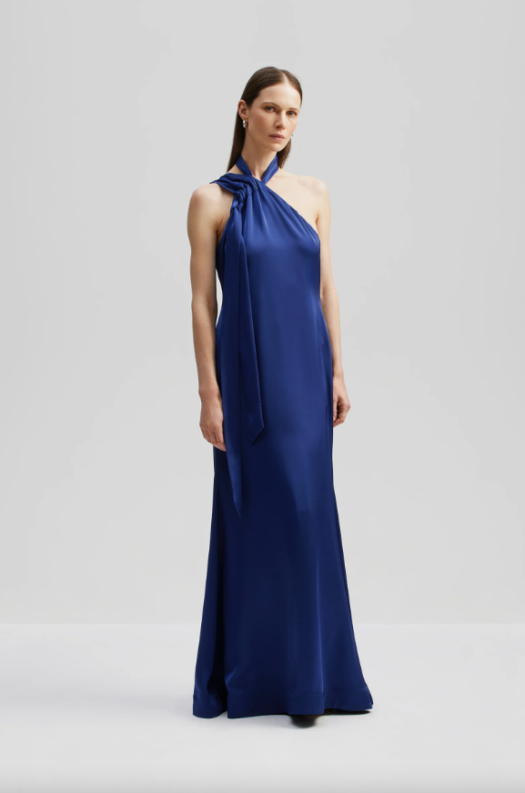 BY MALINA MELODY SCARF DETAIL MAXI DRESS - Dale