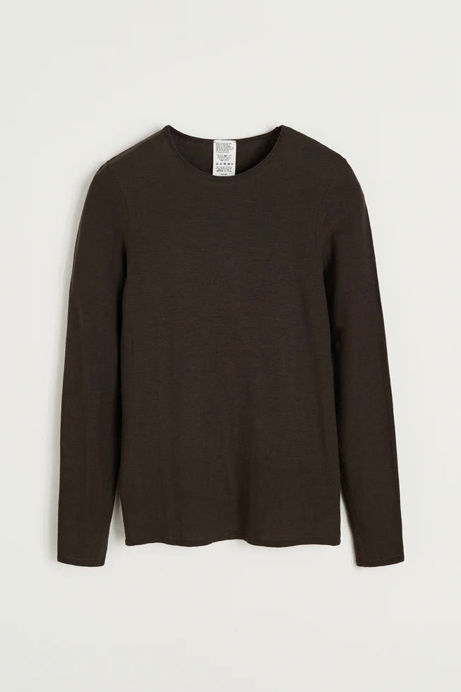 Gentle Cashmere Long Sleeve Dark Brown