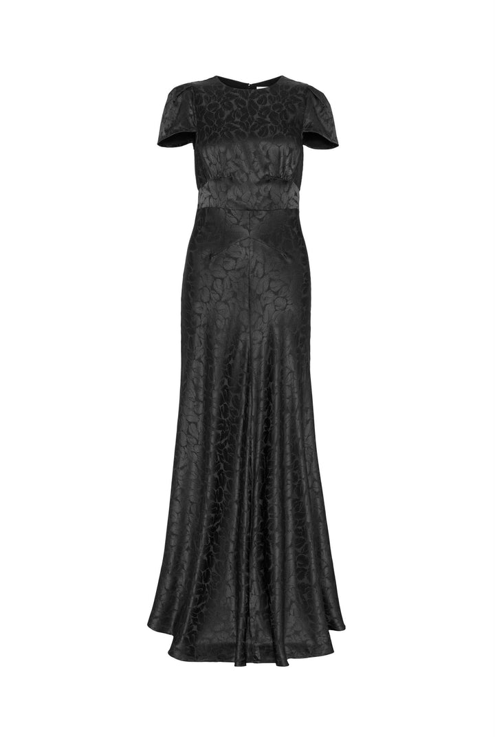 Gene Jacquard Dress Black