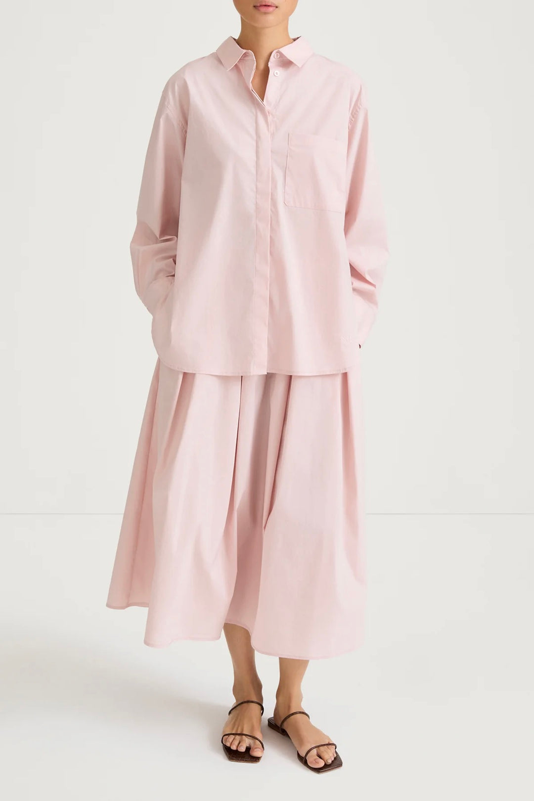 Jorina Maxi Skirt Off Pink