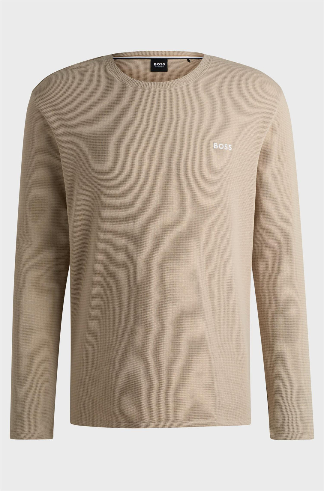 Waffle LS-Shirt Beige