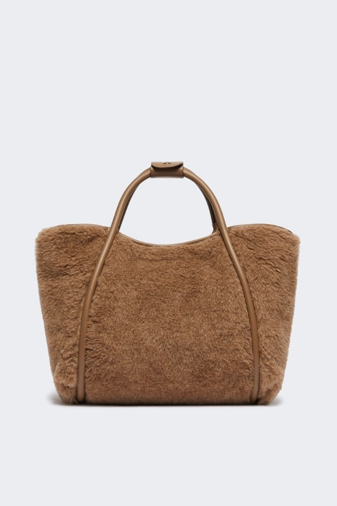 MAX MARA Alpaca-Cashmere Teddy Handbag - Dale