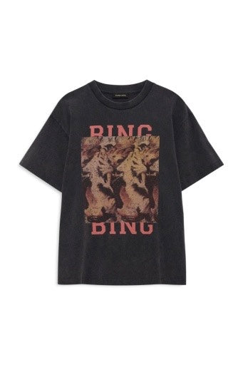 Cade Tee Tiger Bing Washed Black