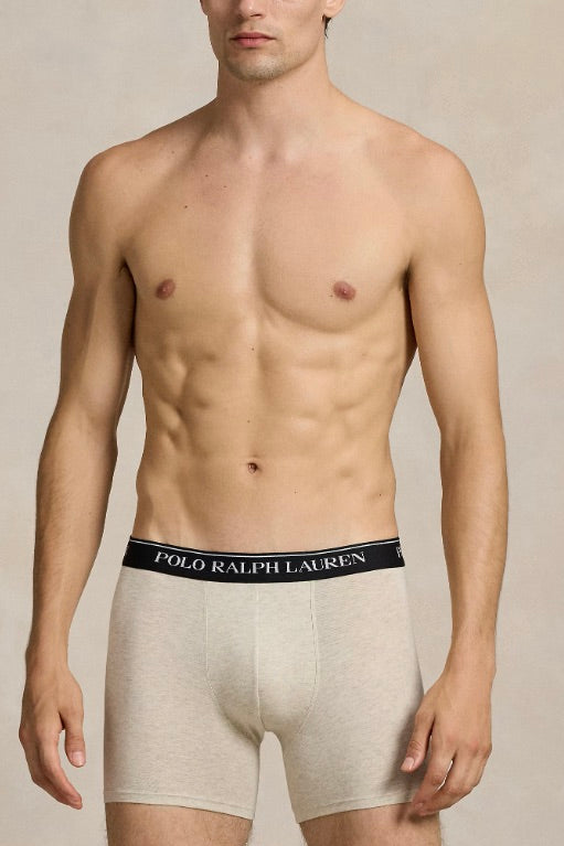 POLO RALPH LAUREN Stretch Cotton Boxer Brief 3-Pack - Dale