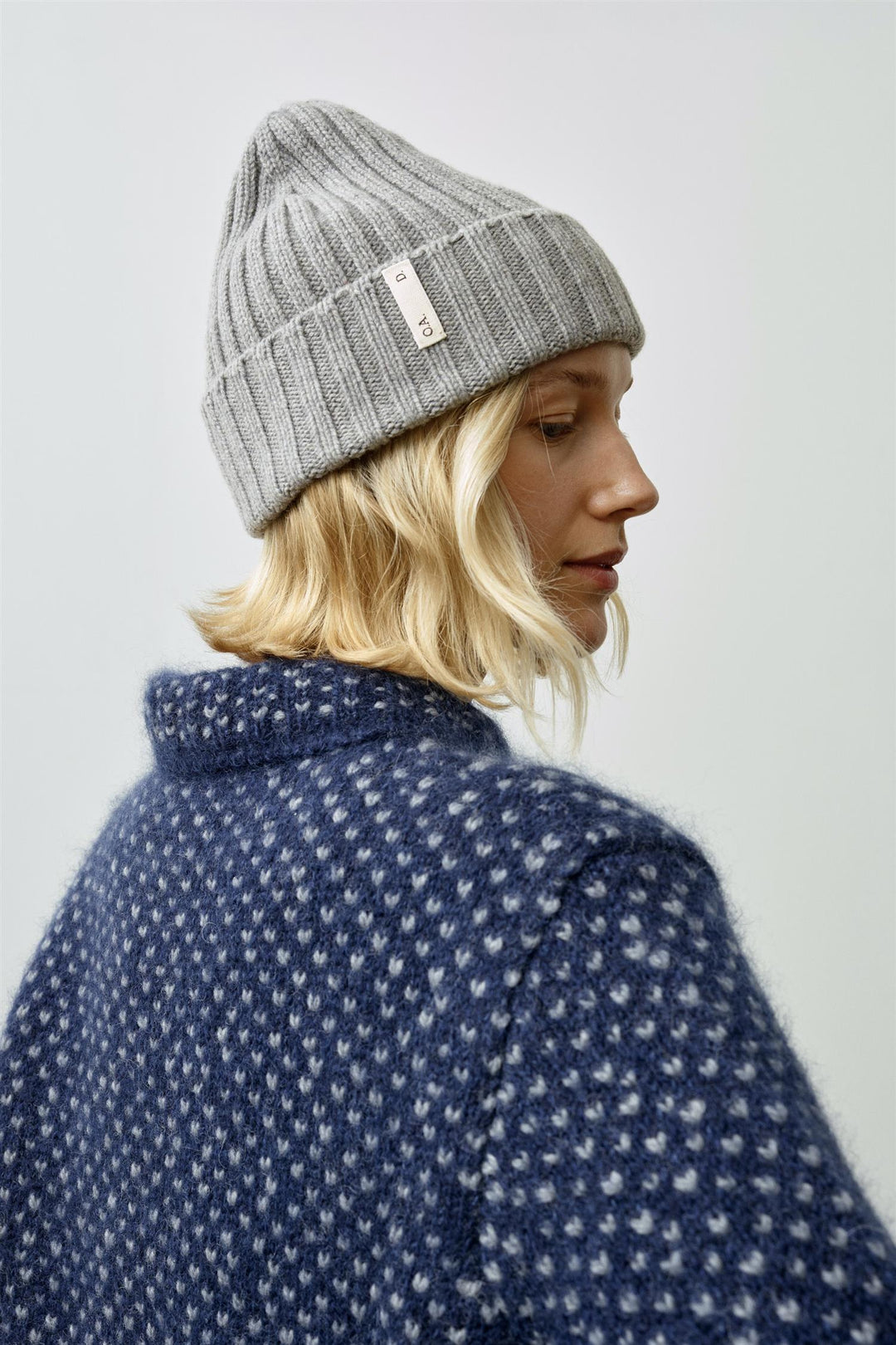 O.A.D O.A.D Cashmere Beanie Light Grey - Dale