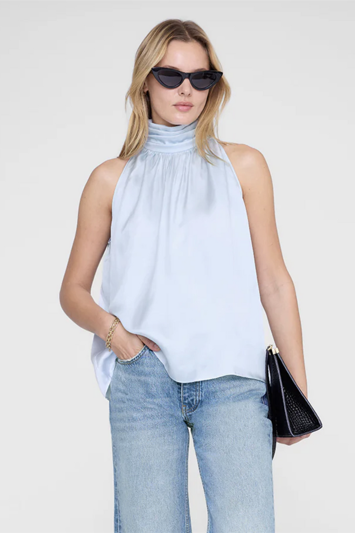 ANINE BING Marie Top Pale Blue - Dale