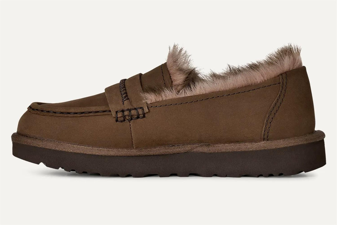 W Ellis Nubuck Loafer Dark Chestnut