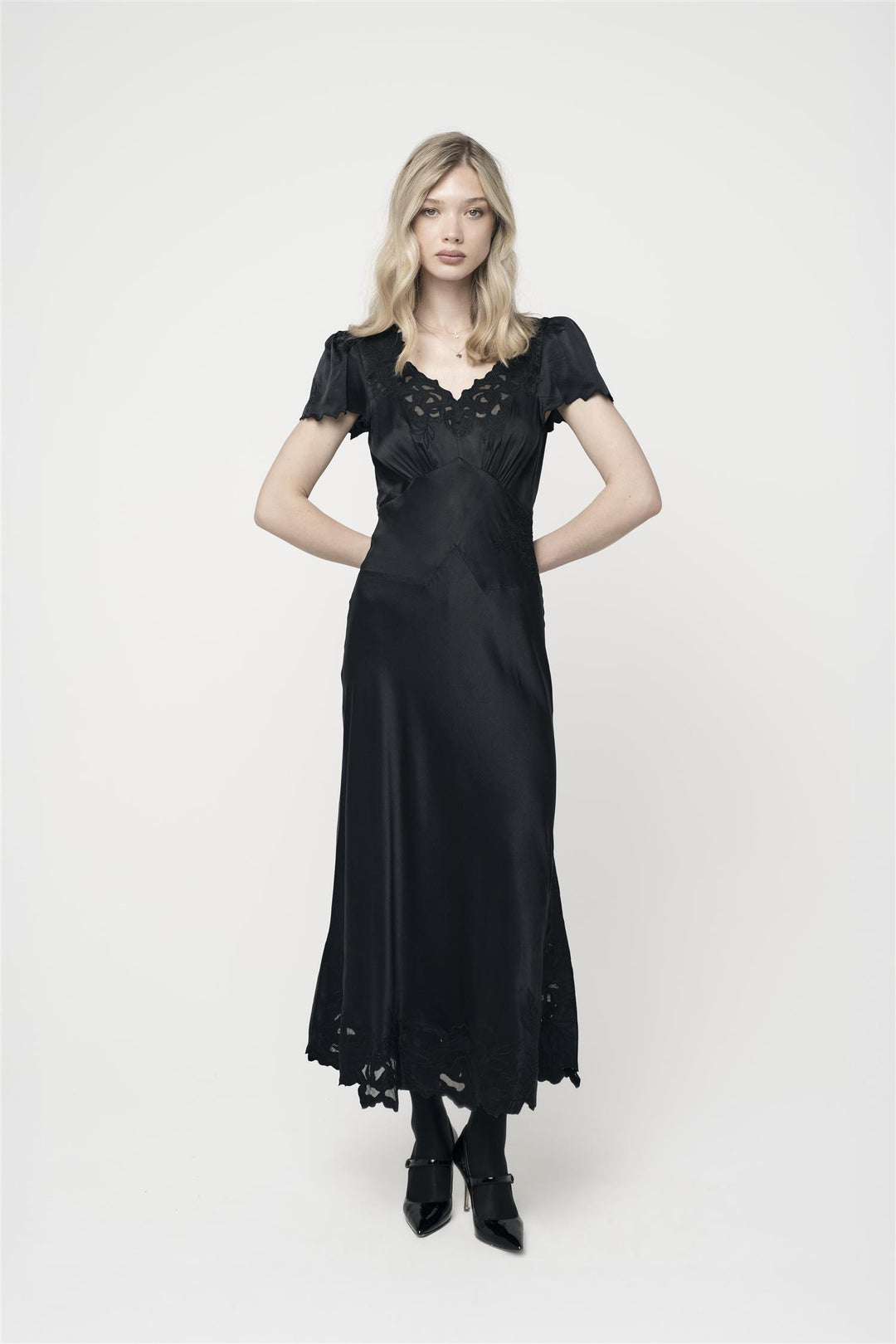Marley Rose Dress Black