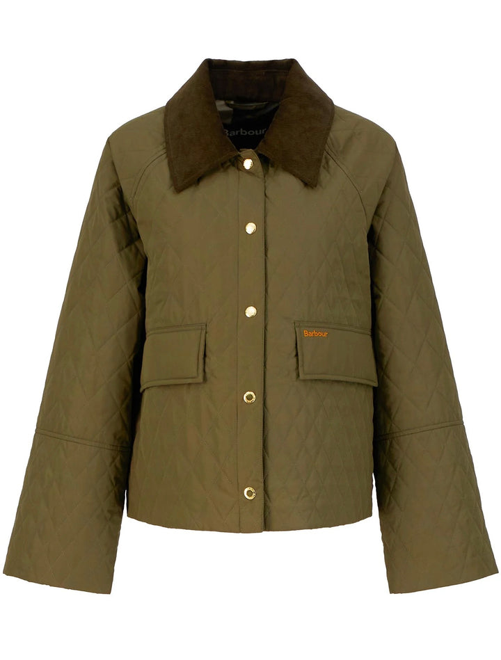 BARBOUR Kirby Quilted Jacket Ivy Green/Ancient Tartan - Dale