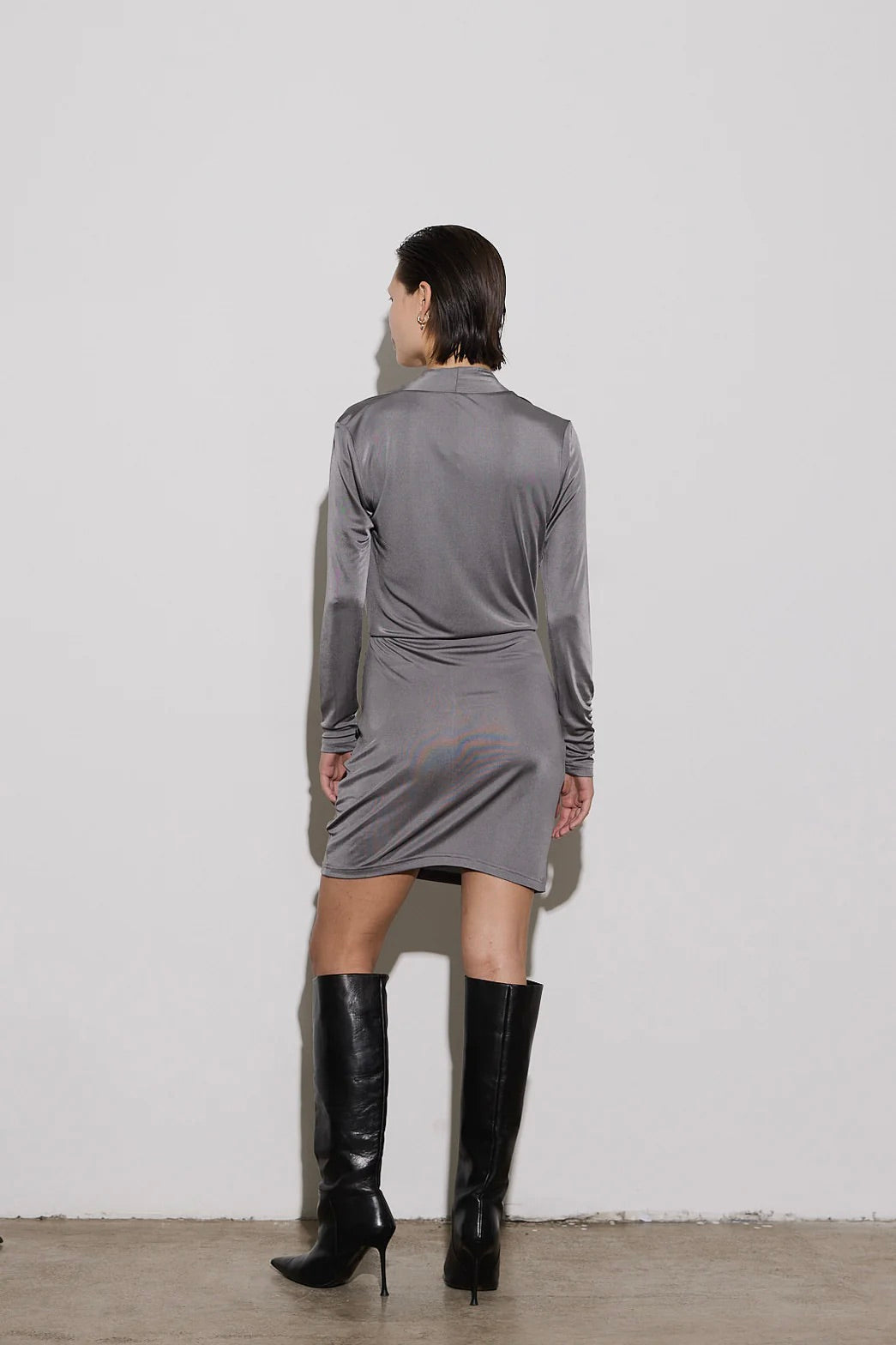 Opening Dress Short Grey