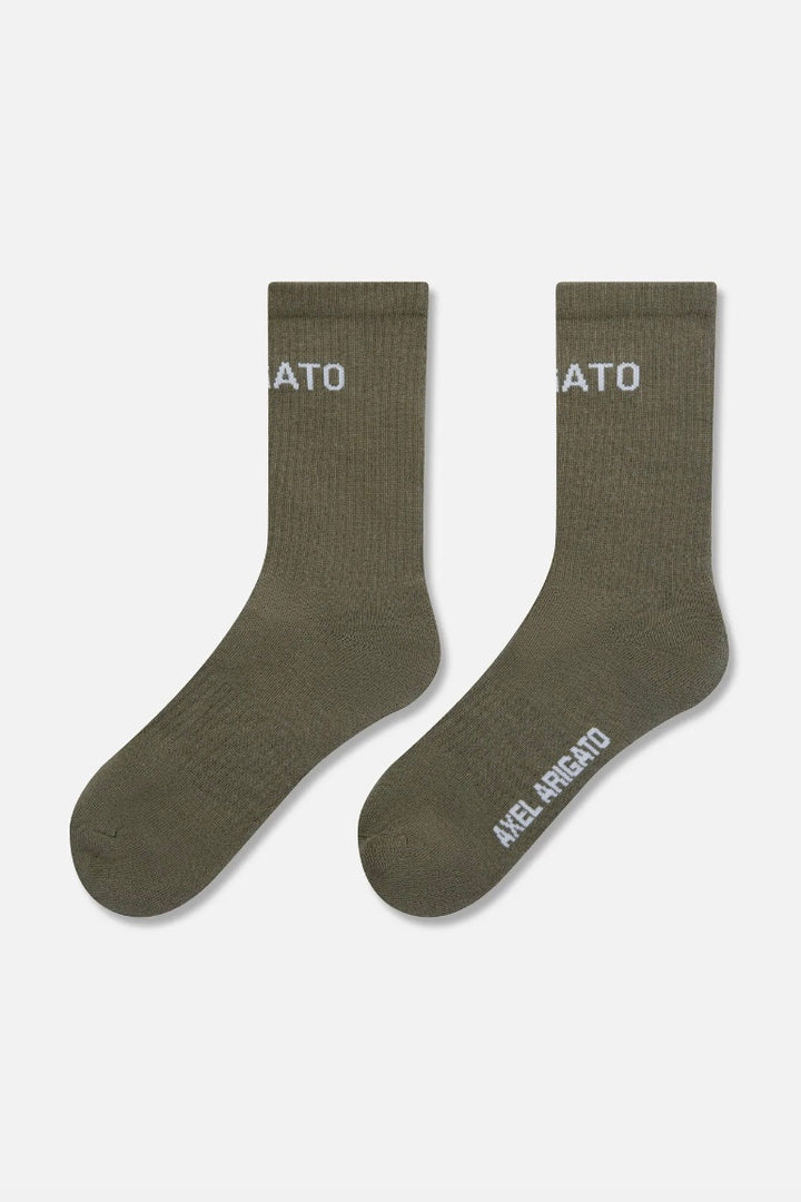 AXEL ARIGATO Arigato Logo Tube Socks 41-45 Stone Brown - Dale