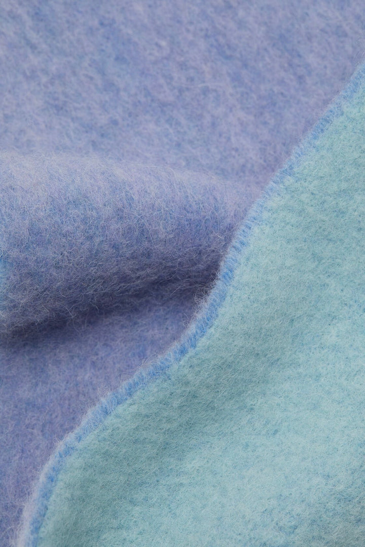 ACNE STUDIOS Bicolor Alpaca Scarf Blue/Light Blue - Dale