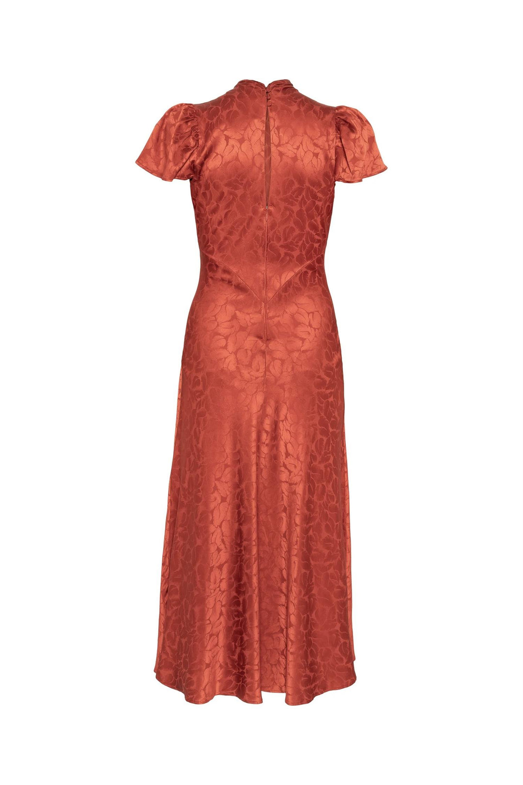 Addison Jacquard Dress Red