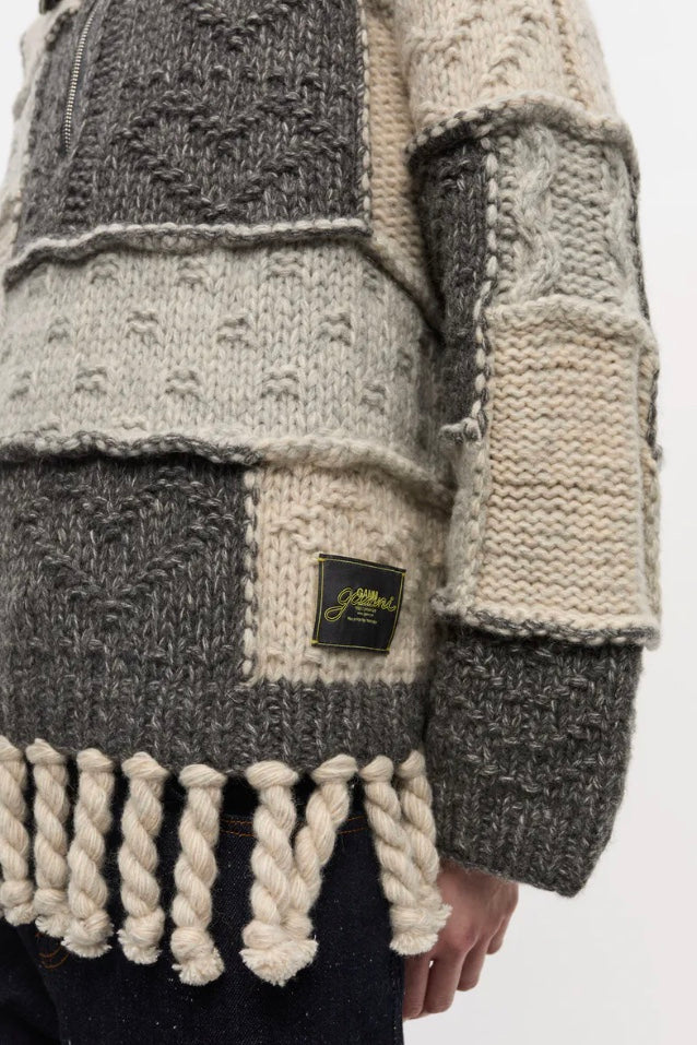 Wool Cotton Bubble Sweater