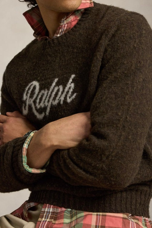 The Ralph Logo Jumper Brown Combo