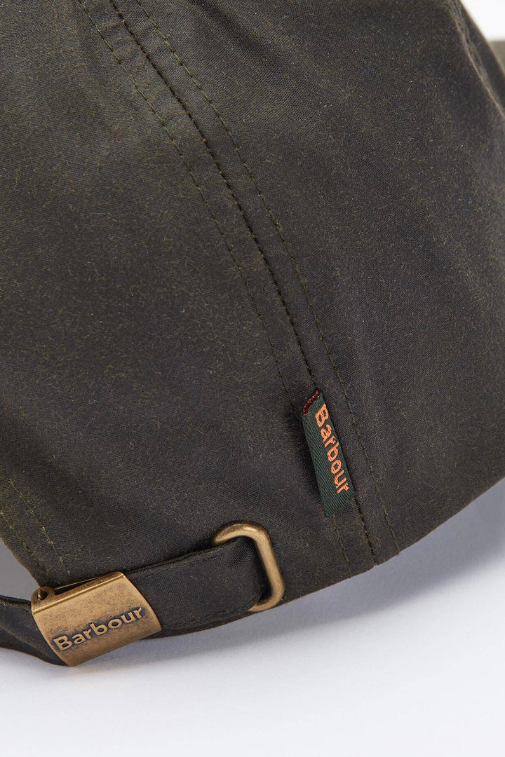 Waxed Sports Cap Olive